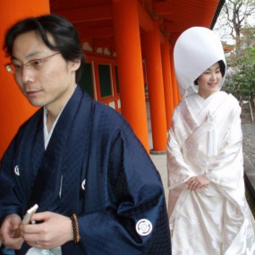 Японские жених и невеста