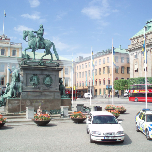 центральная площадь Швеции