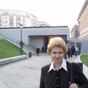 Российская делегация в музее «Прадо».